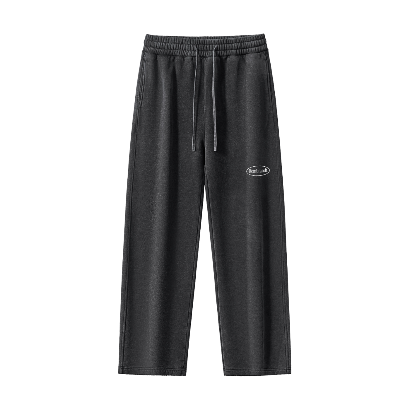 Frayed Enzyme Washed Fleece Sweatpants